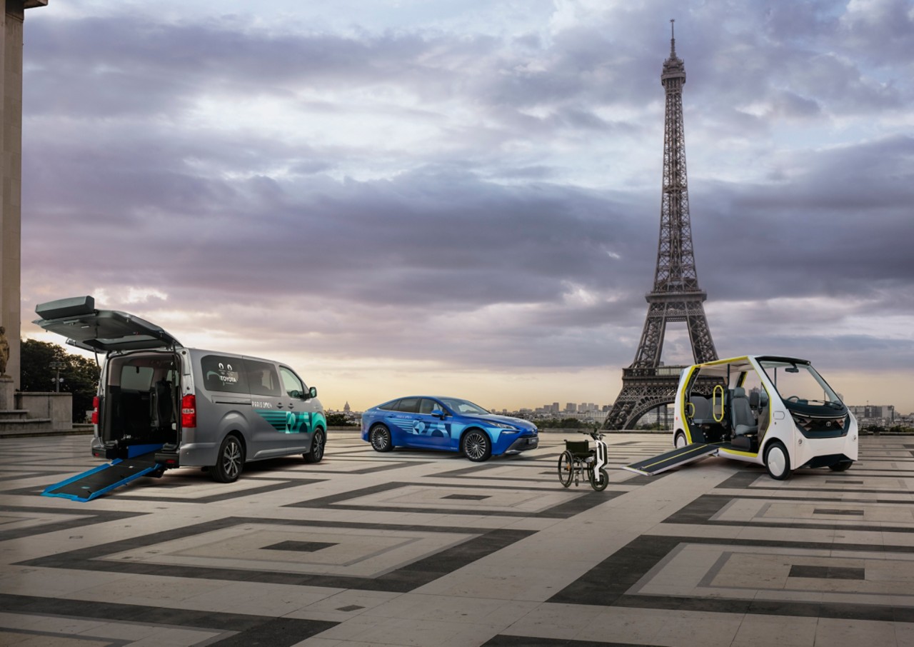 Toyota fleet for Paris 2024